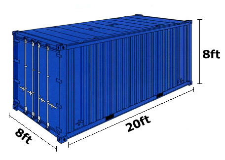 How much weight can be loaded in 20 foot container? | Custom Clearing 